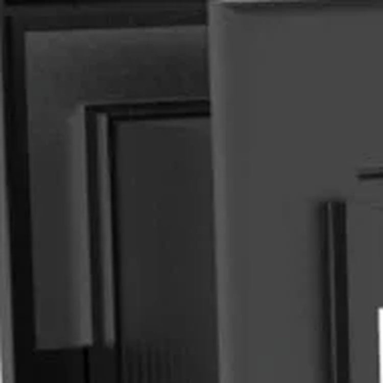 Black Aluminum Large Pet Door for Pets up to 100 Lbs