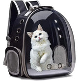 Portable Cat Pet Carrier Backpack Transparent Capsule Bubble Pet Backpack Small Animal Puppy Kitty Breathable Carrier for Travel