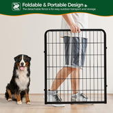 Dog Playpen Outdoor, 32 Inch 16 Panels Dog Pen Indoor Heavy Duty Puppy Exercise Pen Metal Pet Fence for RV Camping/Yard/Garden