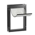 Black Aluminum Large Pet Door for Pets up to 100 Lbs